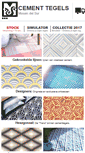 Mobile Screenshot of cementtegels.net